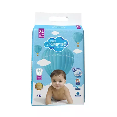Bashundhara Diapant Baby Diaper XL (12-17kg) 32pcs
