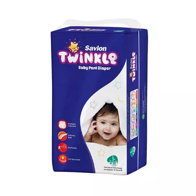 Savlon Twinkle Baby Pant Diaper L (8-15kg) 48pcs